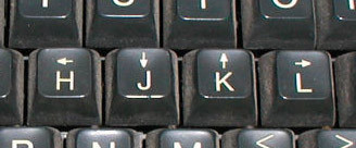 ADM-3A terminal HJKL keys